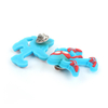 Custom 3D Embossed Logo Garment Accessory PVC Pin Badge