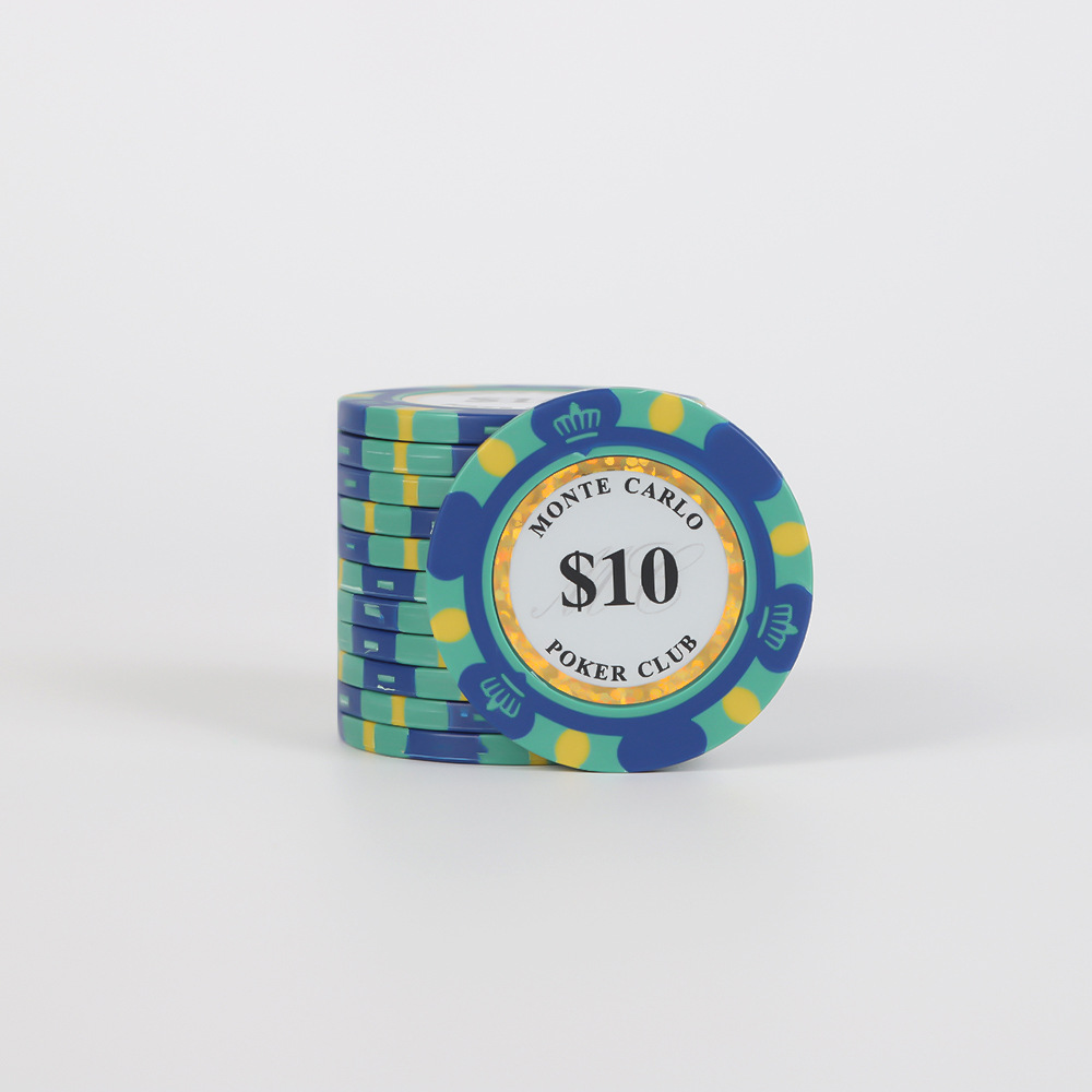 Round Clay Poker Clips