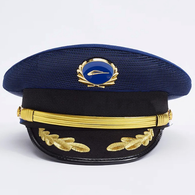 Popular Navy Captain Police Uniform Military Peak Cap