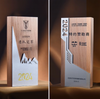 China Factory Customized Laser Engraved Award Wood Trophy 