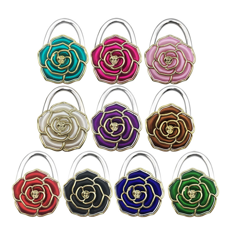 Rose Flowers Women Snap Bag Hanger 