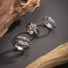Personalized Hip Hop Jewelry Zinc Alloy Metal Rings for Men