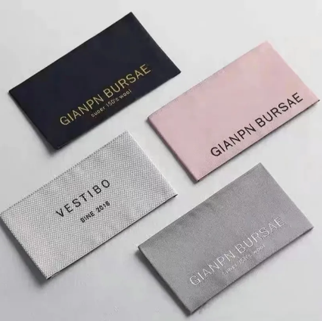 2025 Best Quality Custom New Design Accessory Woven Label 
