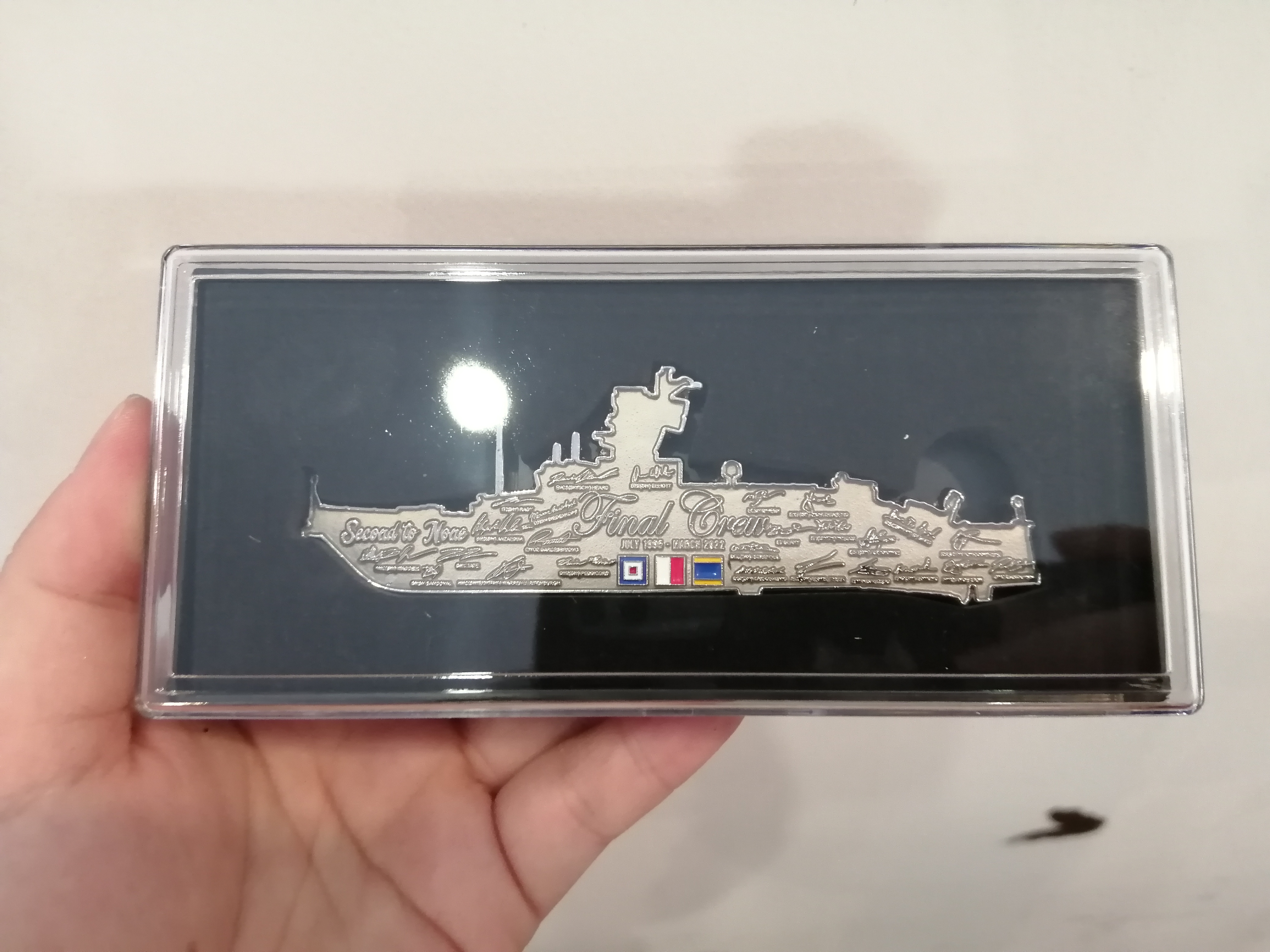 Custom Metal USS Whirlwind Navy Ship Challenge Coins
