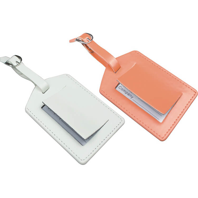 Wholesale Manufacturer Custom Printed PU Leather Luggage Tag