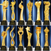High Quality Enterprise Sales 3D Gold Resin Award Trophy 
