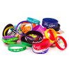 Wholesale Custom Fashion Printed Logo Silicone Wristband