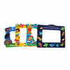 Custom Cartoon Gift PVC Rubber Photo Frame with Magnetic Back
