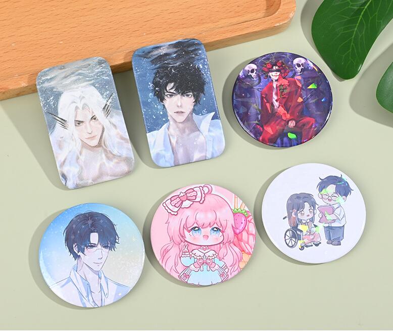 button badge with photo stand 