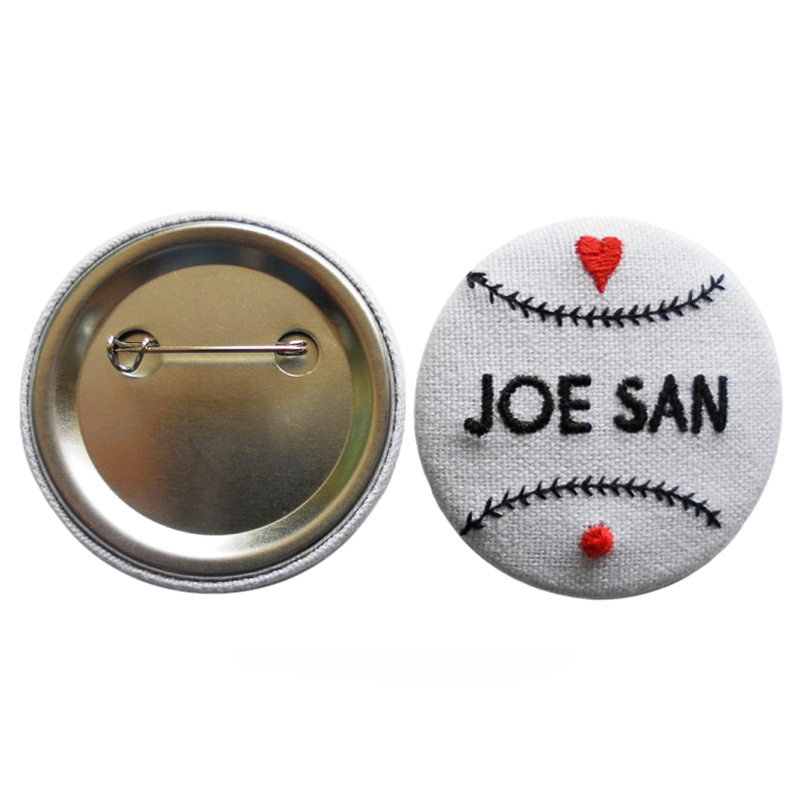 embroidery button badge 