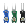 Butterfly Knife Foldable golf Divot Tool with Custom Logo