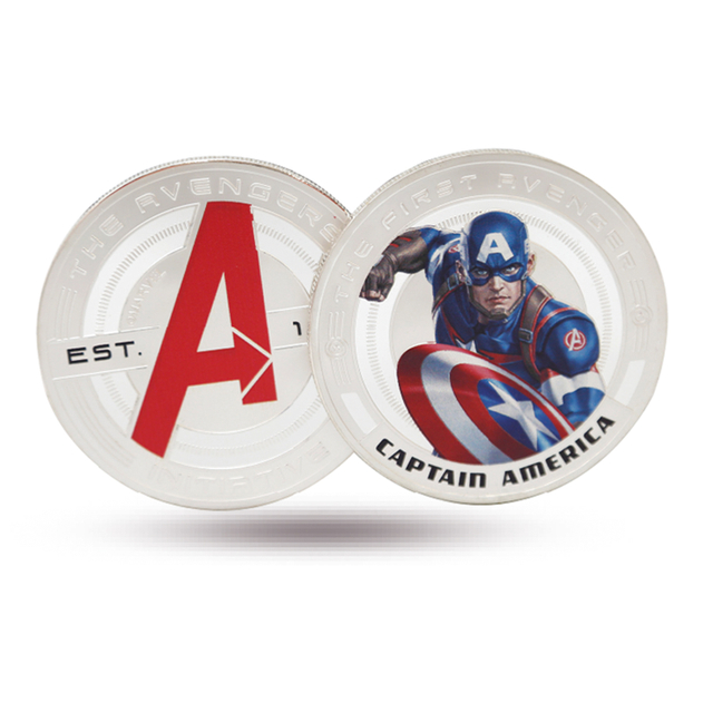 Custom Marvel Anveger Black Widow Falcon Commemorative Coin