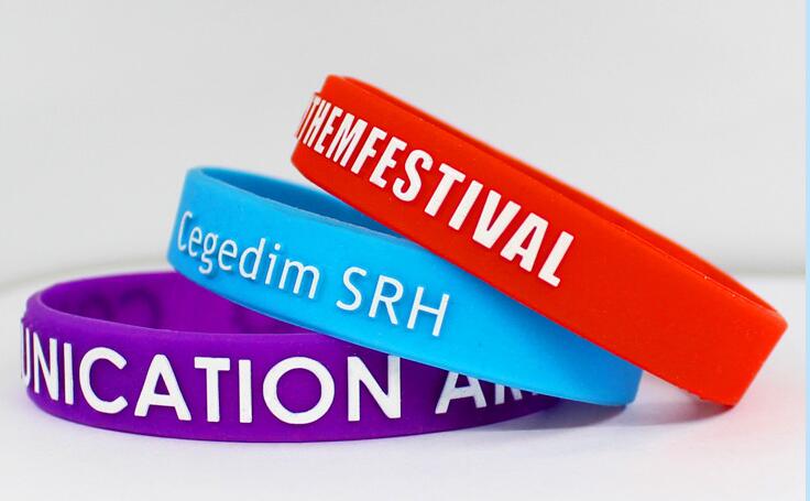 Embossed Silicone Bracelet 
