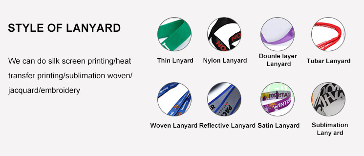 various types of lanyard