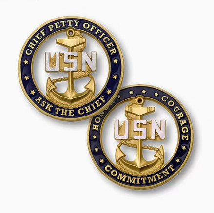 Fascinating Navy Challenge Coin