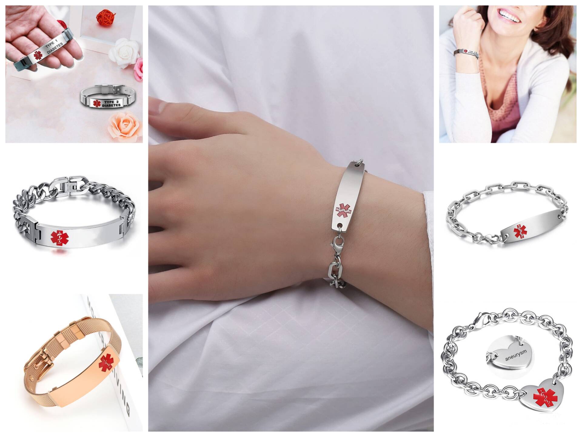 medical metal bracelet 