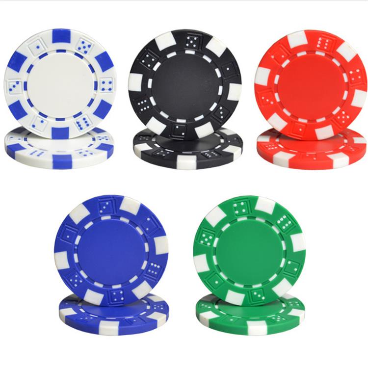Plastic ABS Golf Ball Marker Poker Chip Set 