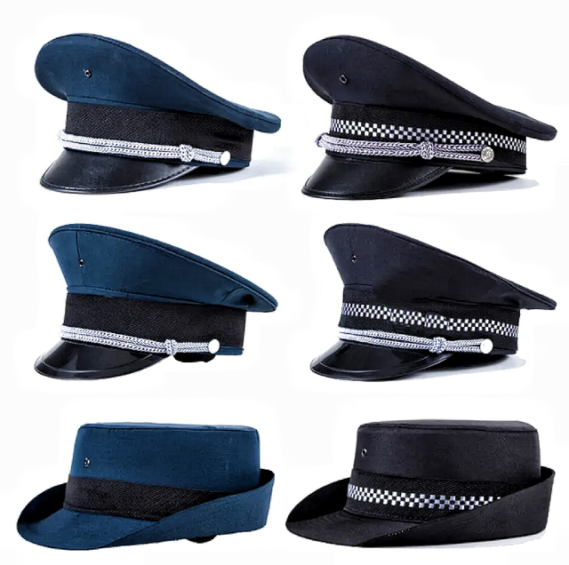 Popular Navy Captain Police Uniform Military Peak Cap