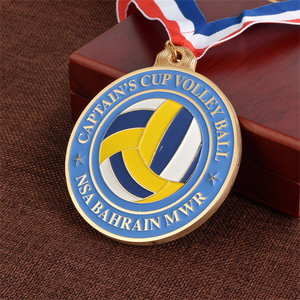 Customized CAPTAIN'S CUP Champion Volleyball Sport Medal