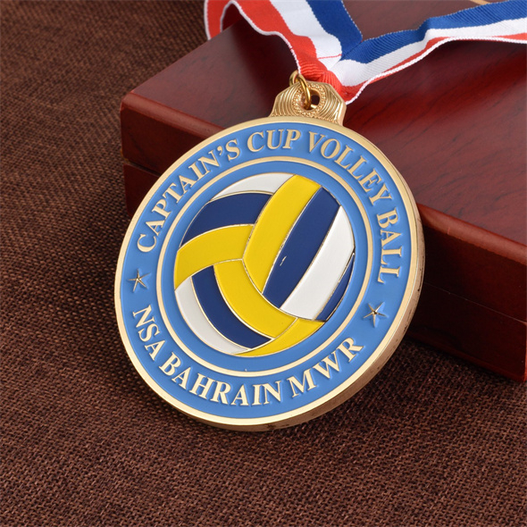 Customized CAPTAIN'S CUP Champion Volleyball Sport Medal