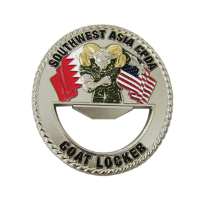 Customized Promotional Metal Bottle Opener Challenge Coins