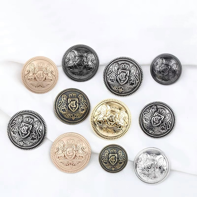 Custom Best Selling Good Quality Military Lions Buttons 