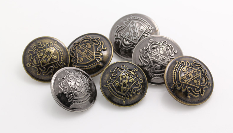 bronze button 