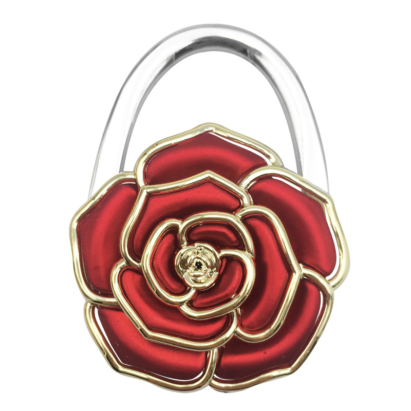 Rose Flowers Women Snap Bag Hanger 