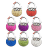  Promotional Gift Cute Animal Purse Hangers with Glitter 