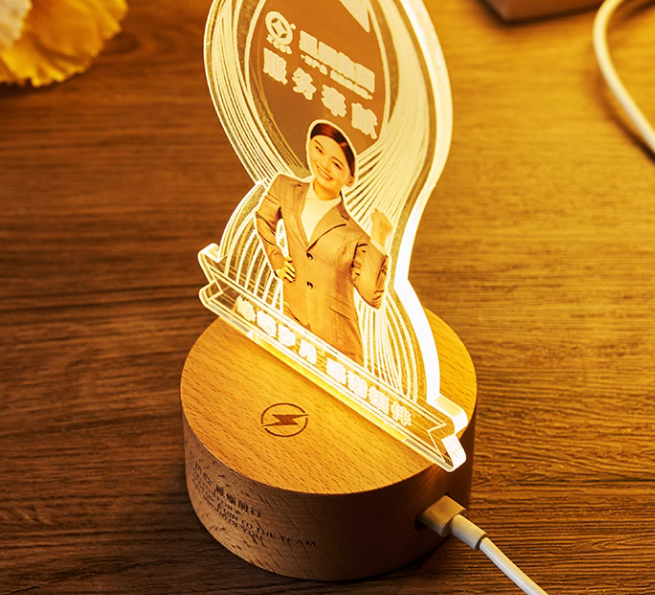 How Does The Acrylic Trophy Glow?