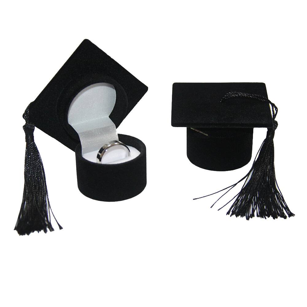 Graduation cap shaped box