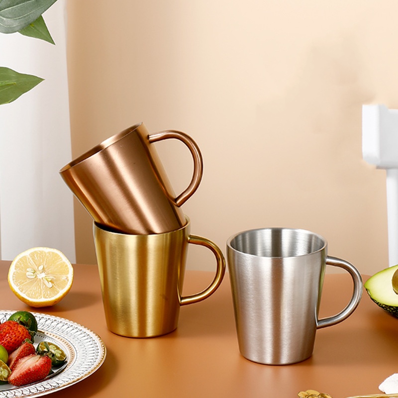 Metal Stainless Steel Coffee Mug Cup Bottle