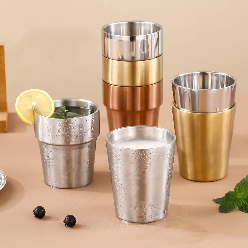 Metal Stainless Steel Coffee Mug Cup Bottle