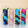 Silicone Foldable Drink Gym Travel Tumbler Cup Custom Logo 