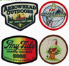 2024 Hot Sell Fashion Brand Logo Sublimation Printing Patch 
