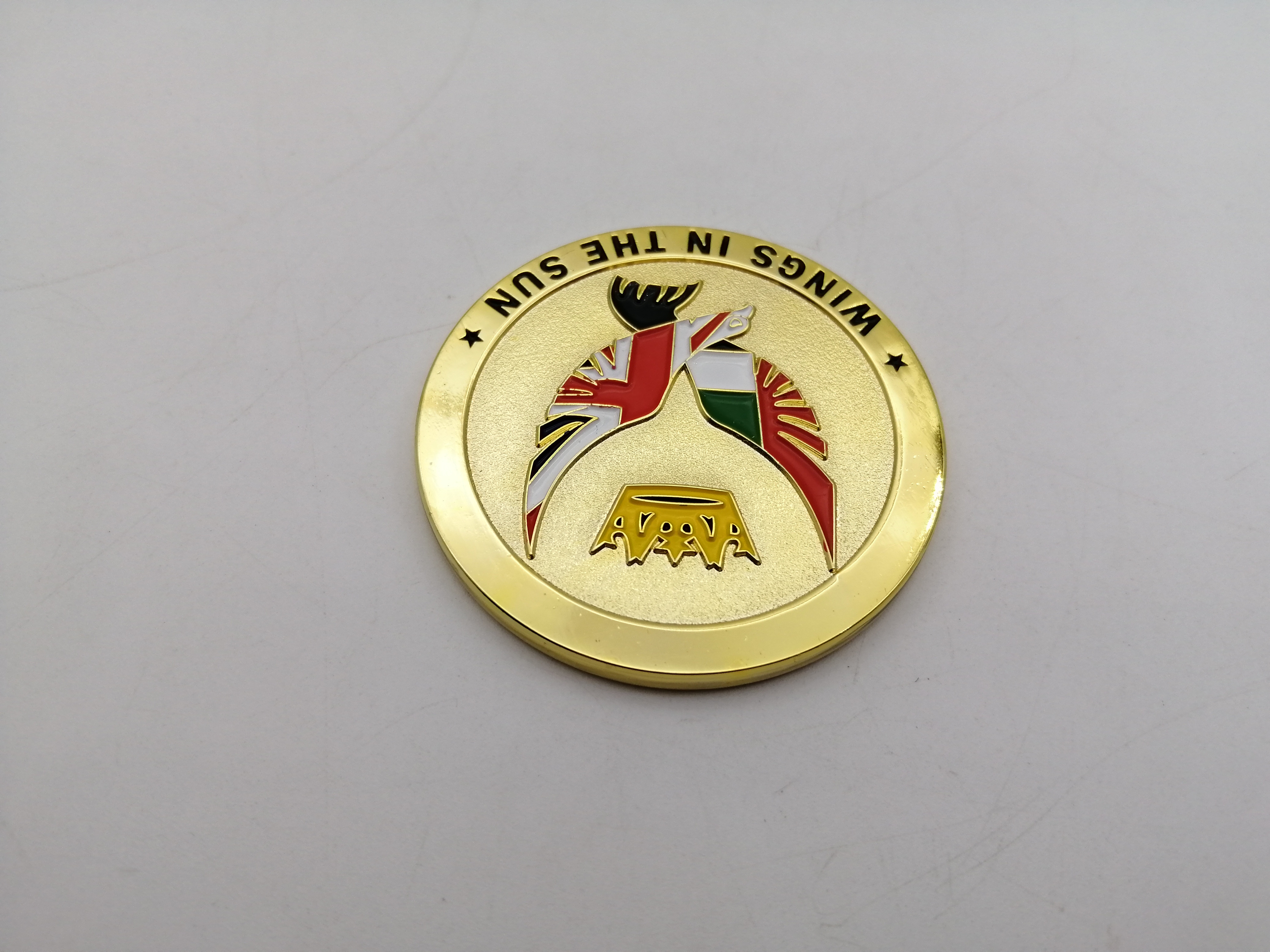 2D challenge coin 