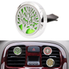 Custom Round Gift Metal Car Air Fresher with Plastic Clip