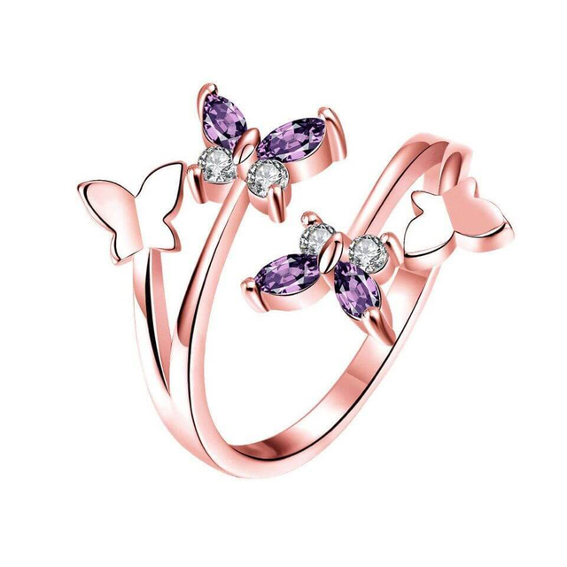 Fashion Jewelry Custom Metal Rhinestone Rings for Women