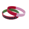 Customized Fashionable Segmented Silicone Wristbands