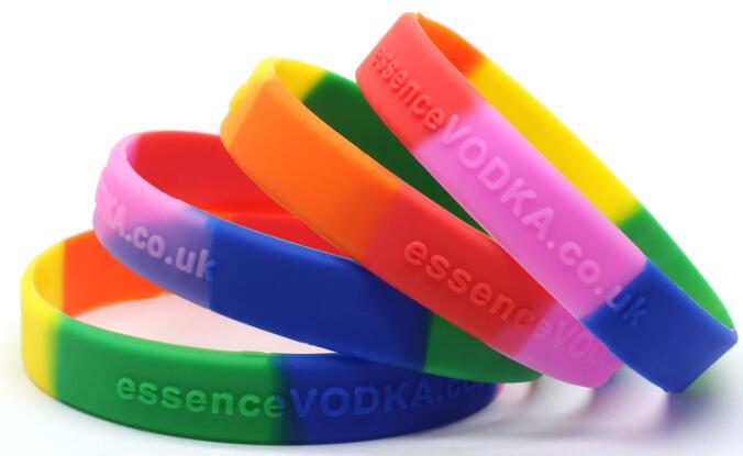 Segmented Silicone Wristbands