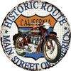 Custom Circular Vintage Retro Motorcycle Tin Metal Signs