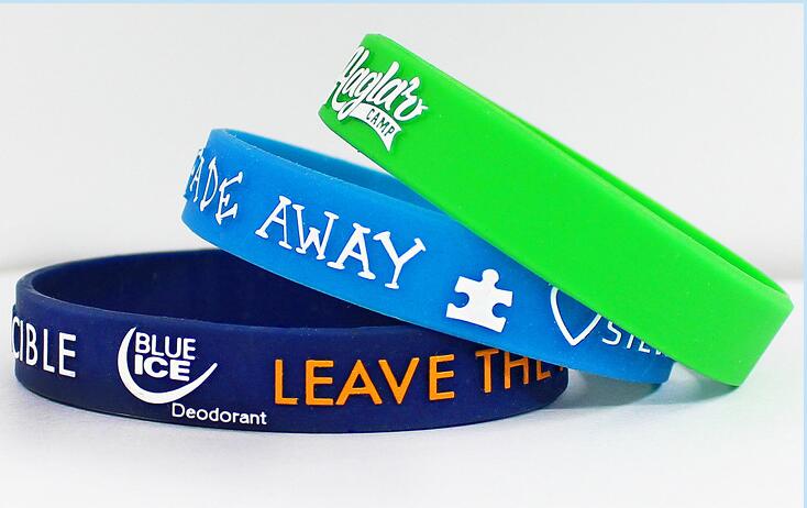Embossed Silicone Bracelet 