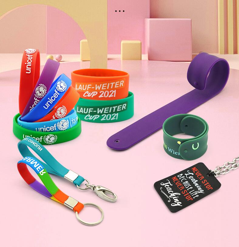 Embossed Silicone Bracelet 