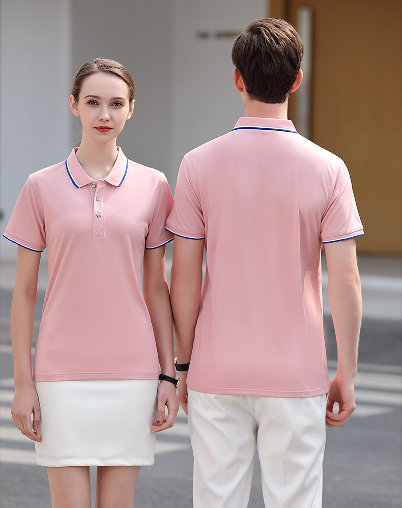 Business Restaurant Waiter Uniform Polo T-Shirt 