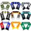 Custom Jacquard Logo Acrylic Scarf for Sports Shawls