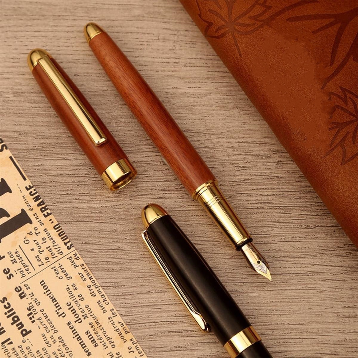 Bamboo Ballpoint Wood Fountain Pen