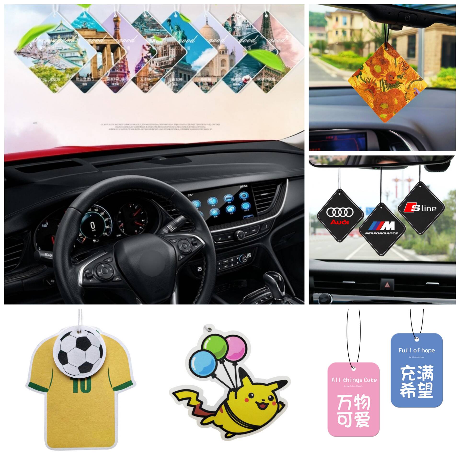 our paper car air freshener