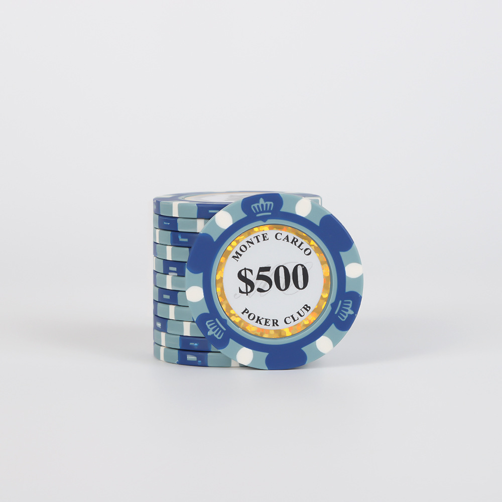Round Clay Poker Clips