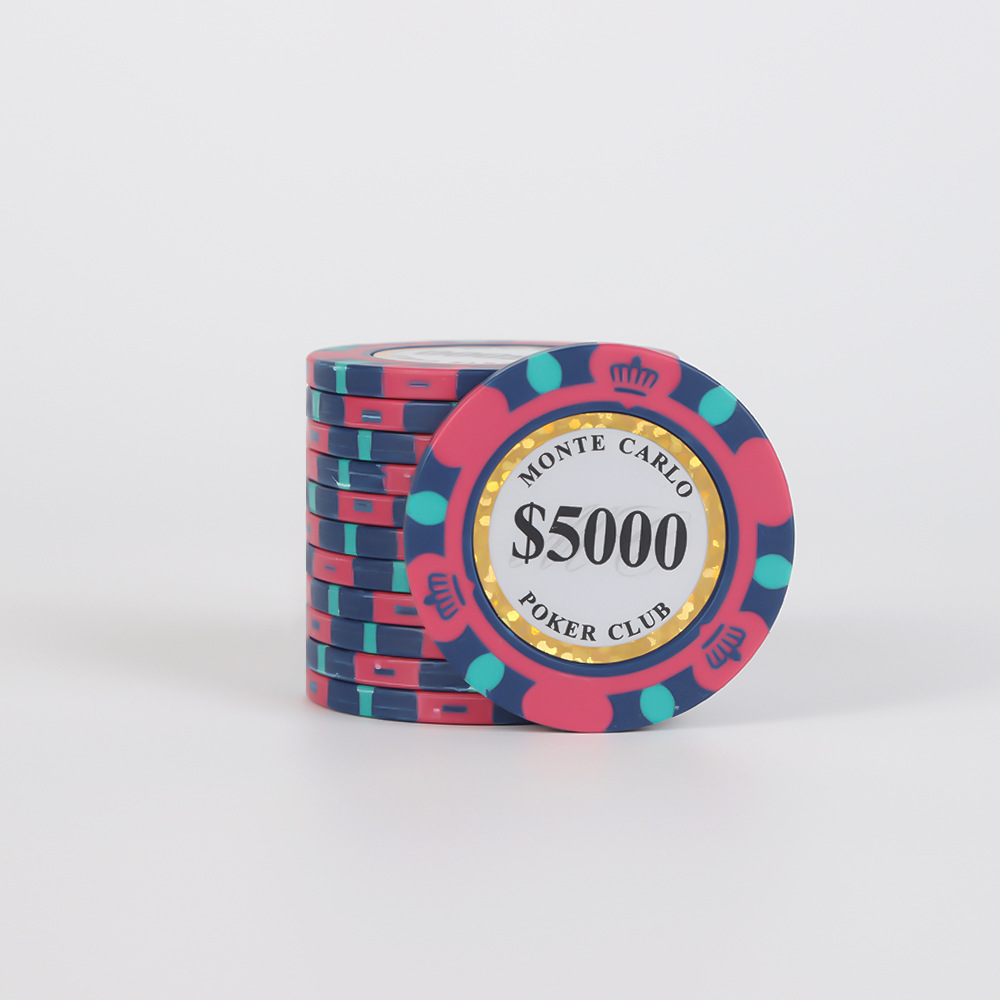 Round Clay Poker Clips