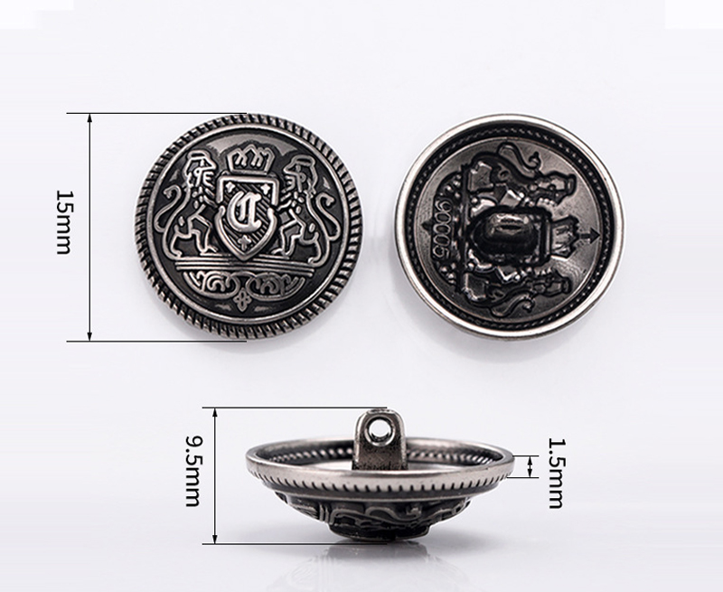 Military Lions Buttons 